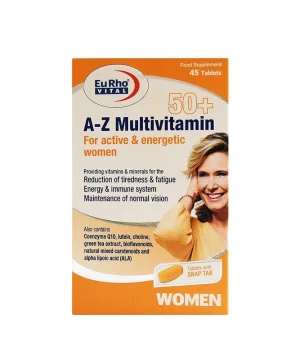قرص A_Z مولتی ویتامین 50+ بانوان یوروویتال