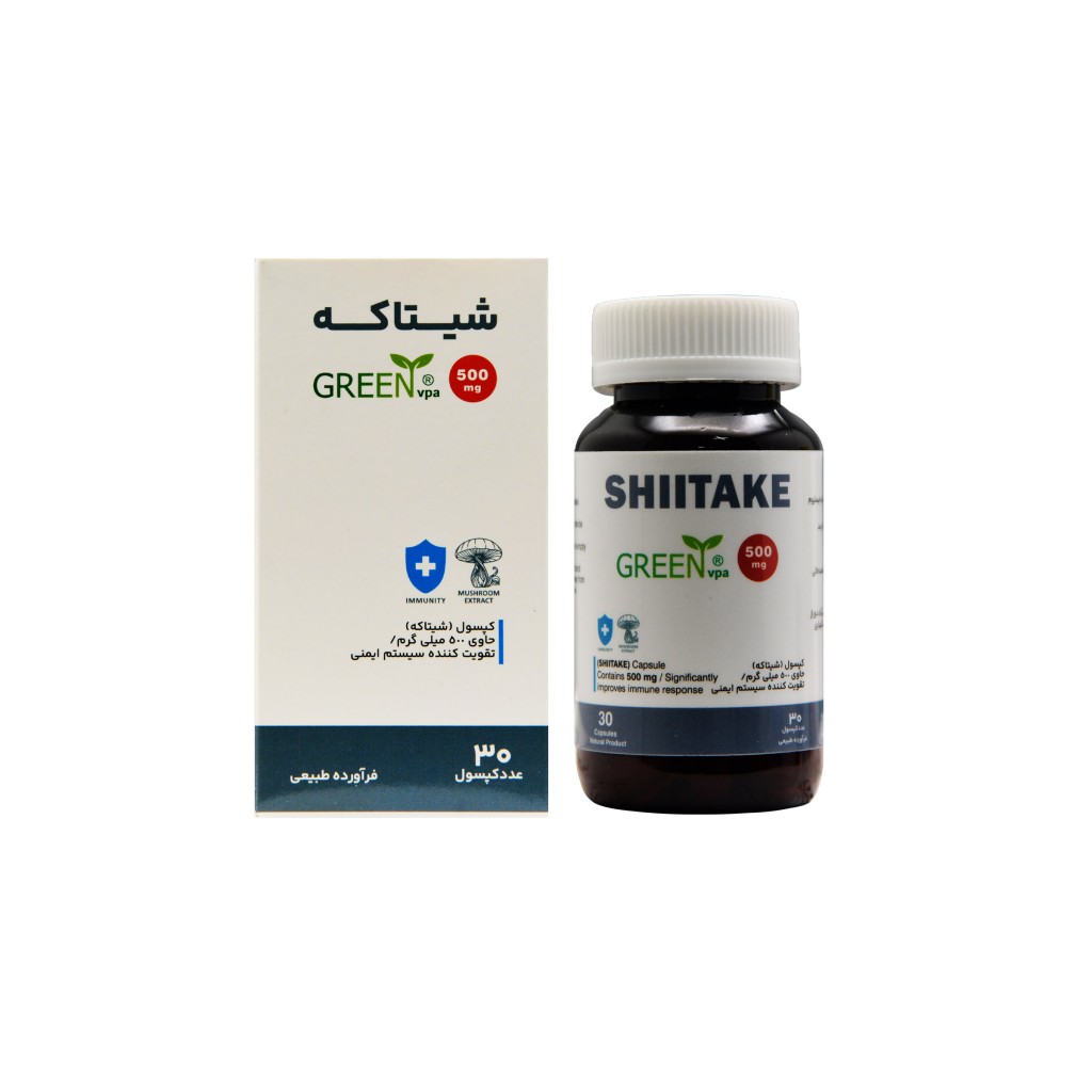 کپسول شیتاکه گرین وی پی ای وارنا پژوهش آریا