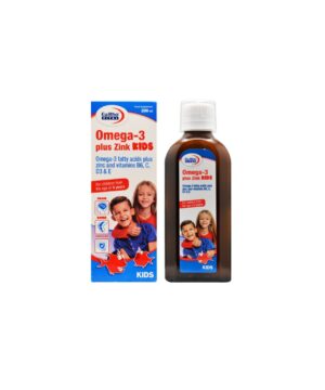 شربت امگا 3 پلاس زینک کیدز یوروویتال