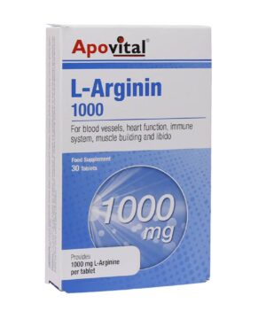 قرص ال آرژنین 1000 میلی گرم آپوویتال