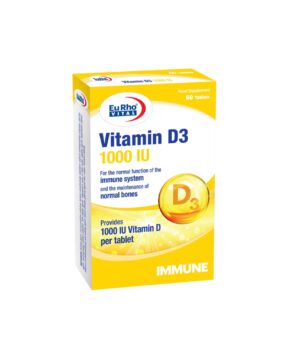 قرص D3 1000 IU یوروویتال 60 عدد